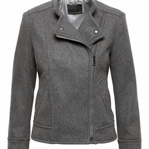 Banana Republic Wool Moto Jacket